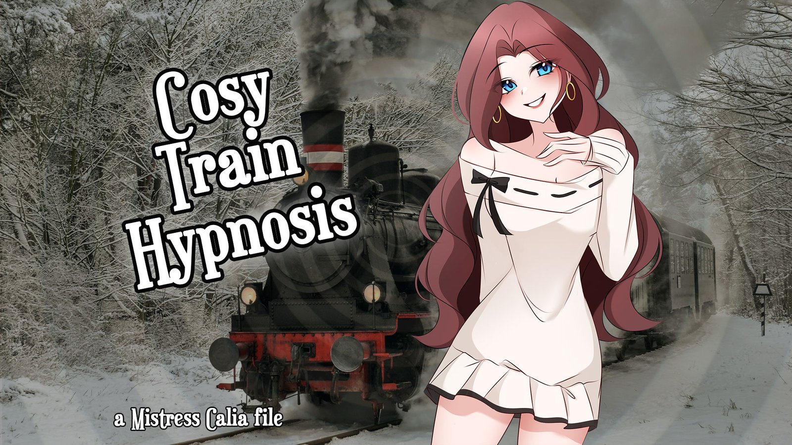 Hypnotic Snowy Train Journey