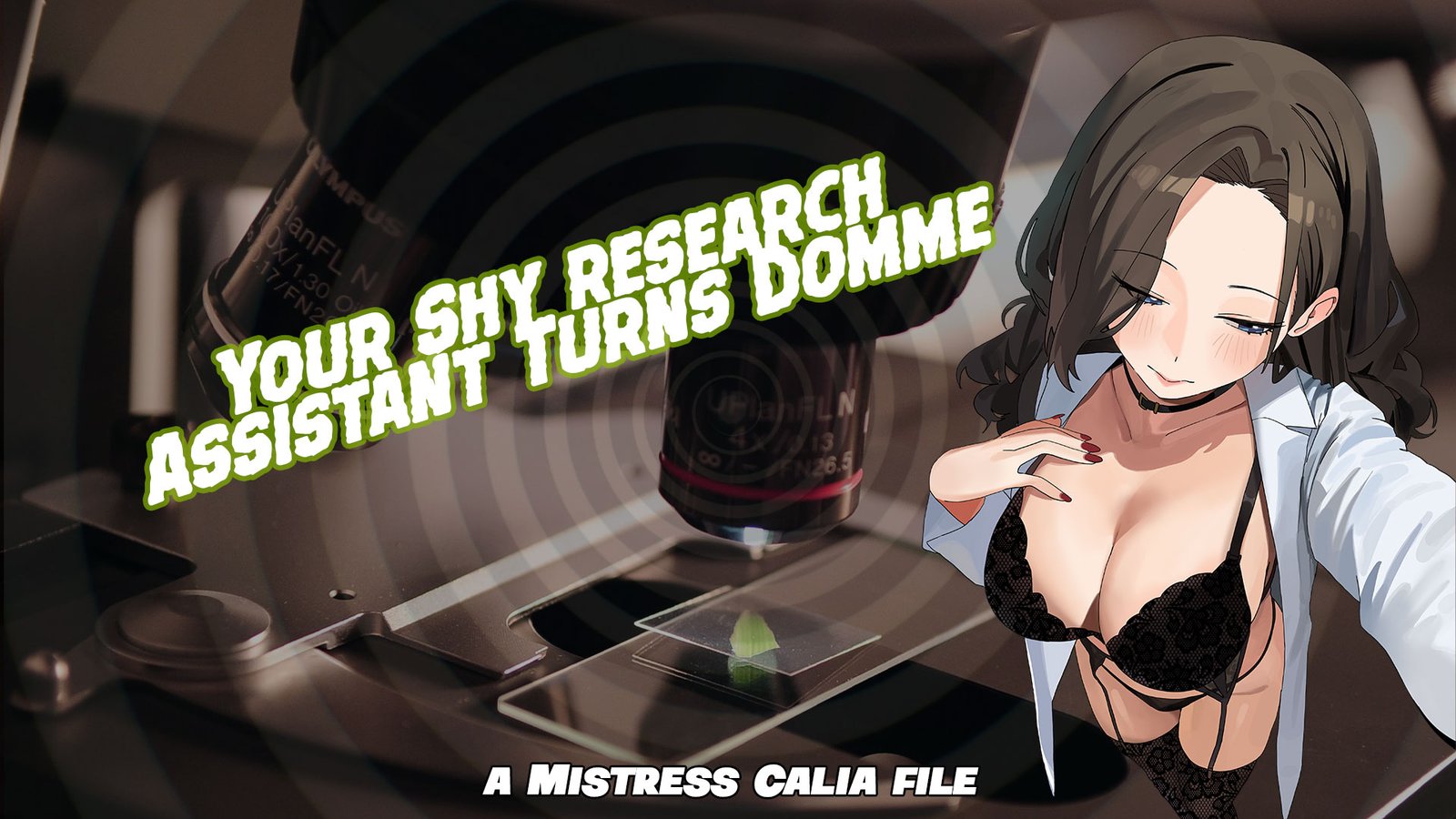 Shy Research Assistant Turns Domme